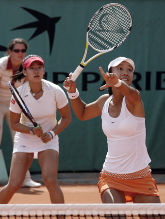 Zheng/Yan suffers early exit at French Open