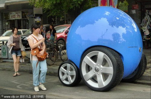 Car models promote VW brand