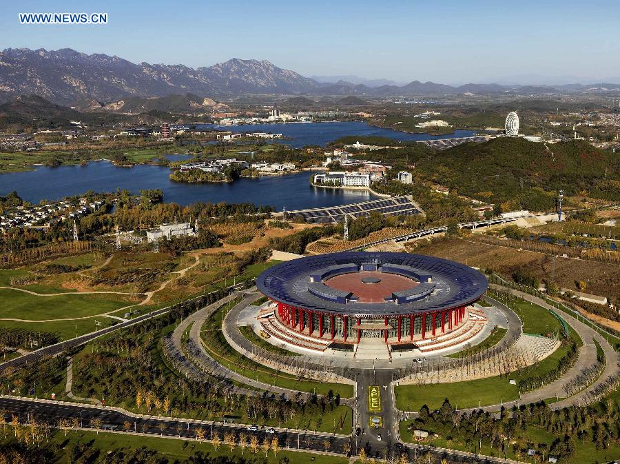 Scenery of APEC venue Yanqi Lake in Huairou District