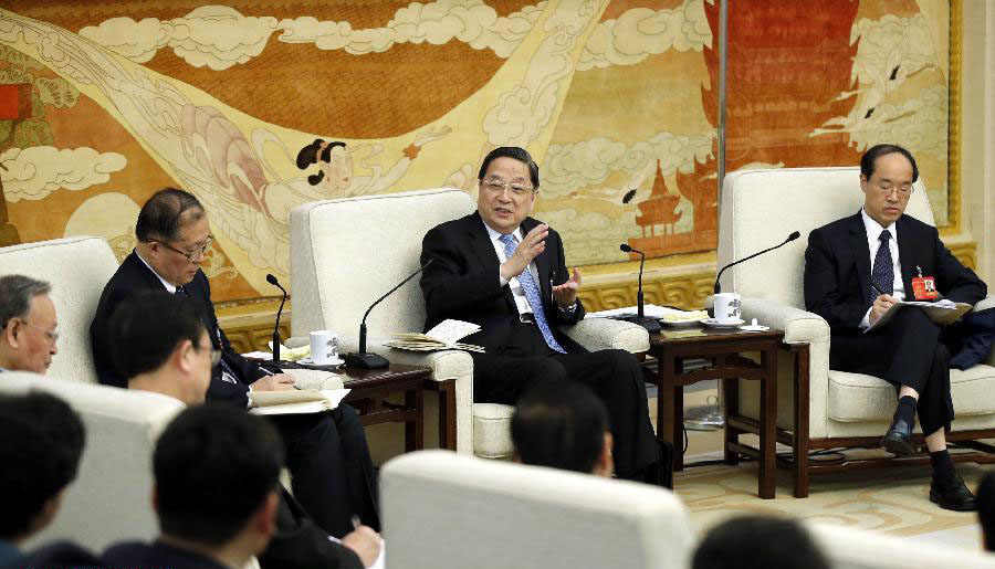 Chinese leaders join panel discussions