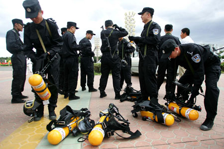 China kicks off anti-terrorism drills