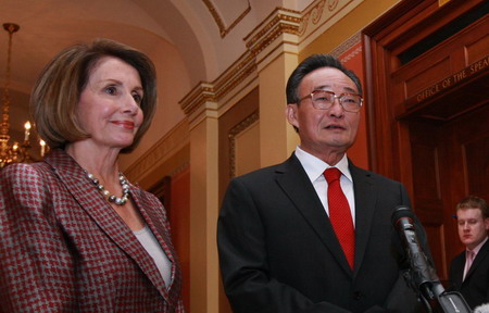 Wu stresses China's contribution in US