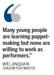 Chinese shadow puppetry encompasses both the performance and the delicate art of making the leather puppets. Living in the Shadows