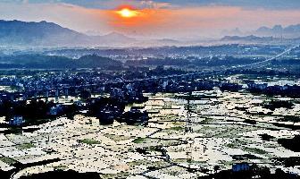 Miao ethnic people welcome the autumn harvest