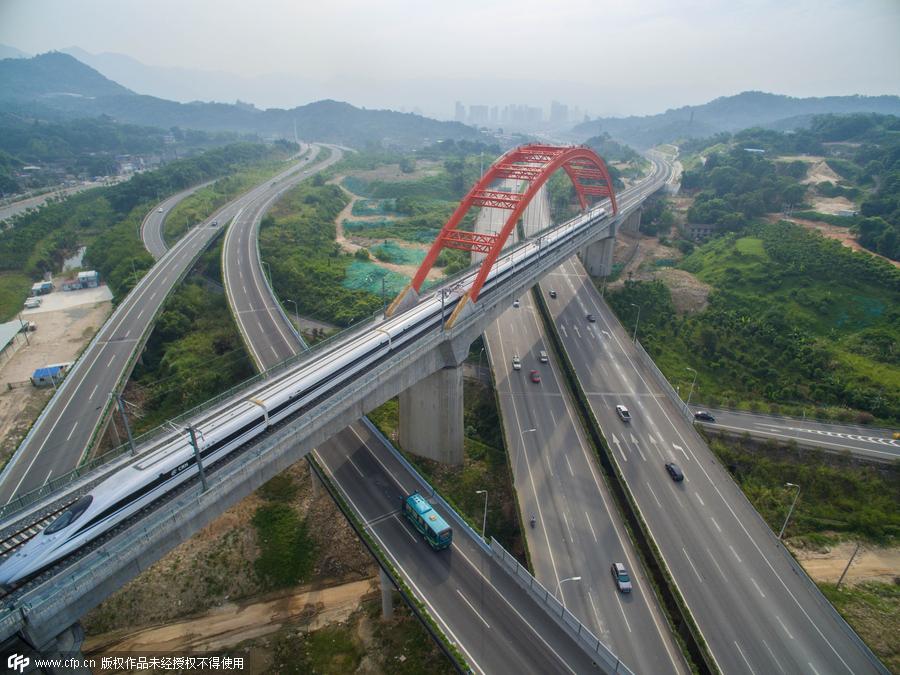 East China's 'most beautiful' high-speed rail opens