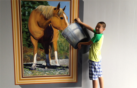 韓國“驚天幻視3D藝術展”在京展出