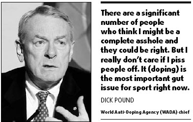 Pound prepares to step down as WADA president