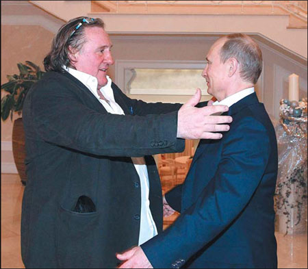 French actor Depardieu gets passport from Putin