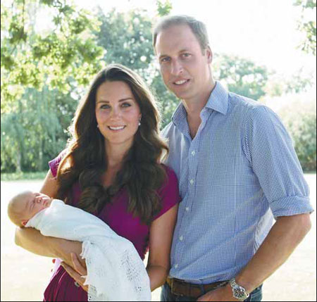 Baby George photos released