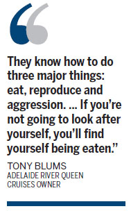 Crocodile kills fisherman near tourist spot