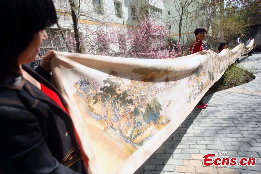 Four years, 10 million cross-stiches to reproduce famous painting