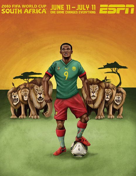 世界杯32強手繪海報