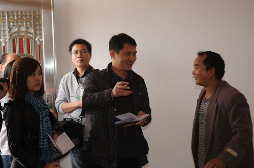 探訪湘江最美村莊活動圖集：煙雨中的浮橋