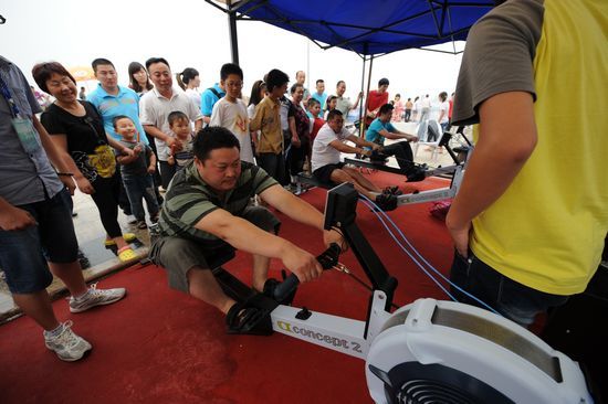 2012年沂河體育旅游節(jié)測(cè)功儀成全民健身新寵