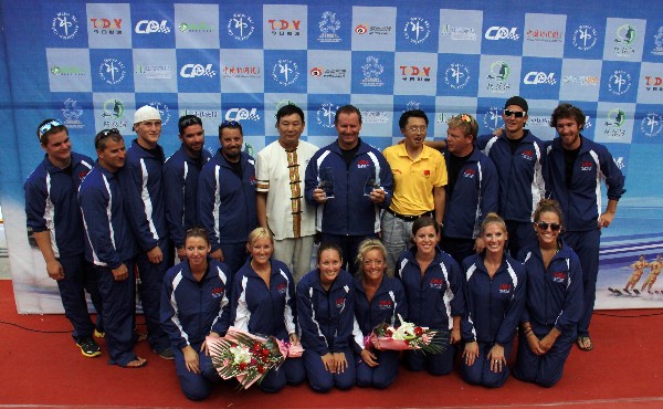 中美澳藝術滑水對抗賽彭水站美國奪冠中國獲亞軍