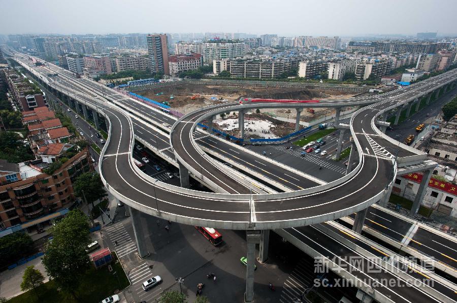 成都新二環通車試運行