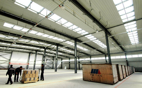 沈陽保稅物流中心封關(guān)運行