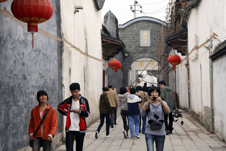 福州“三坊七巷”游人如織吸引海內外賓朋目光
