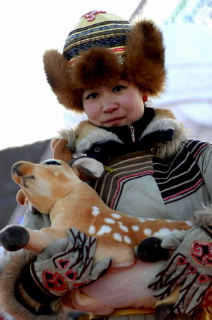 鄂倫春獵民舉行迎春儀式