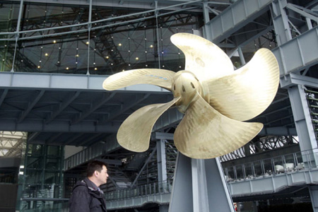 上海世博會(huì)中國(guó)船舶館布展完成