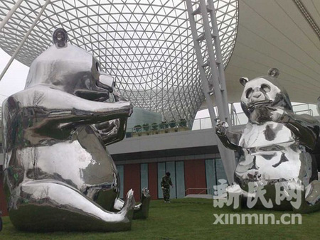 世博會園區雕塑群今日正式落成