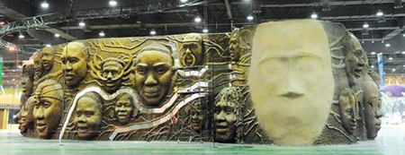 非洲館“笑臉”迎人 可見人類最早祖先[圖]