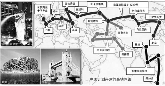 外媒稱中國(guó)將建高鐵絲綢之路 北京到倫敦僅兩天