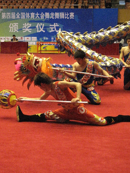 四體會舞龍比賽 英姿颯爽顯龍威-廣東失利 江蘇奪魁