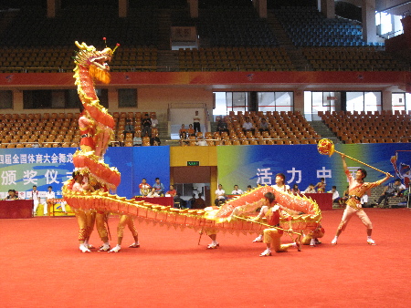 四體會舞龍比賽 英姿颯爽顯龍威-廣東失利 江蘇奪魁