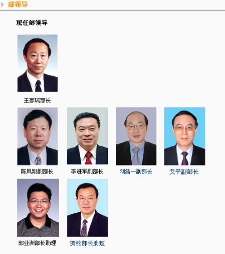 艾平任中央對外聯絡部副部長 賀鈞任部長助理