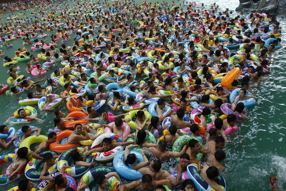 “中國(guó)死海”煮餃子