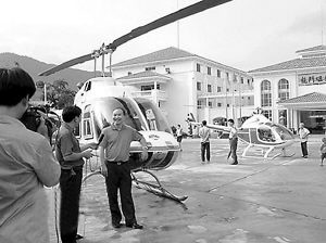 廣東一富豪追賊 動(dòng)用私人直升機(jī)(圖)