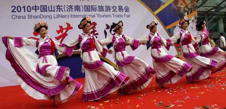 海內外旅游勝地爭相亮相2010中國山東旅游交易會