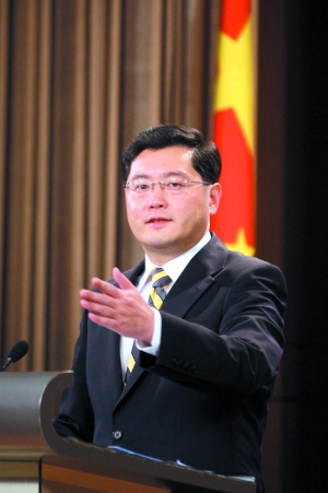 外交部原發言人秦剛將任駐英使館公使