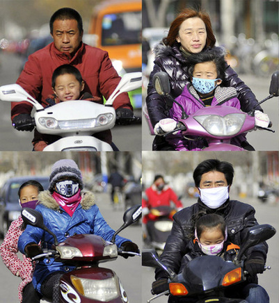 寒風(fēng)中送子上學(xué)“熱”