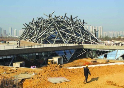 合肥“鳥巢”內部探秘(圖)