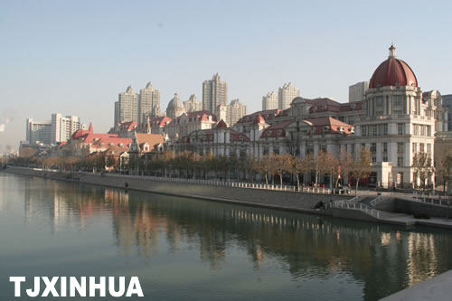 天津奧式商務區提升改造收尾 風貌建筑展新姿