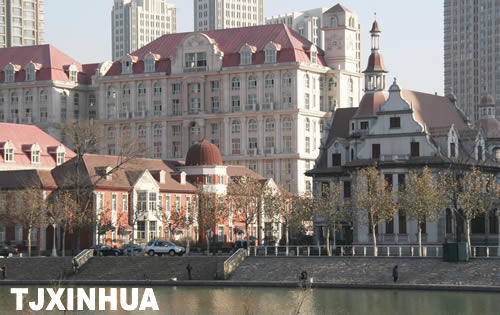 天津奧式商務區提升改造收尾 風貌建筑展新姿