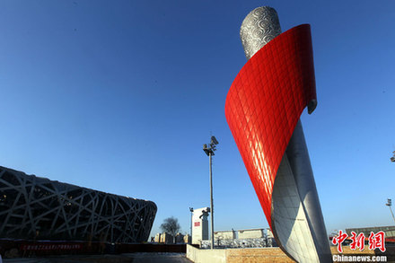 北京奧運火炬塔全新亮相