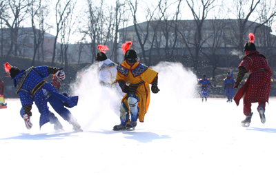 圓明園首演皇家冰嬉(圖)