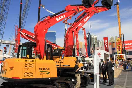 民族品牌強勢亮相2011美國拉斯維加斯國際工程機械展