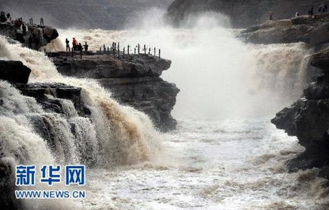 黃河壺口瀑布再現(xiàn)