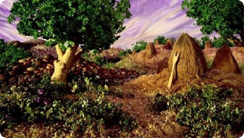 神奇！絕美食物風景畫