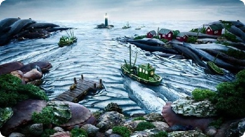 神奇！絕美食物風景畫