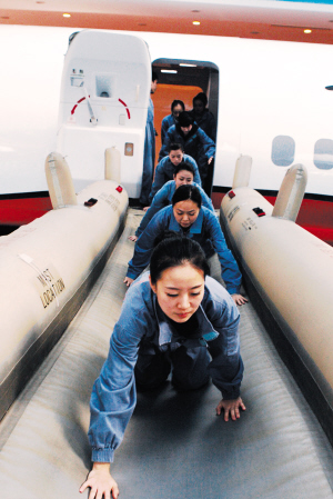 實(shí)拍上海航空乘務(wù)訓(xùn)練中心