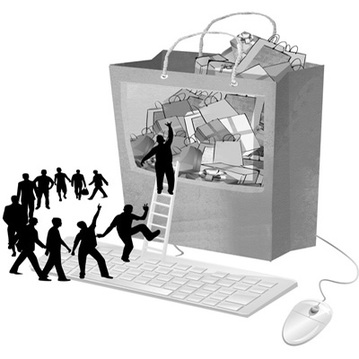 網絡購物引領消費時尚