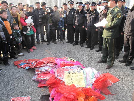 元宵節期間鄭州消防夜查“孔明燈”惹火