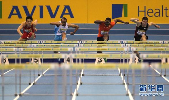 劉翔伯明翰奪冠打破亞洲紀錄 七步上欄顯威力