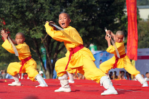 南少林武術文化節開幕 武僧展絕技