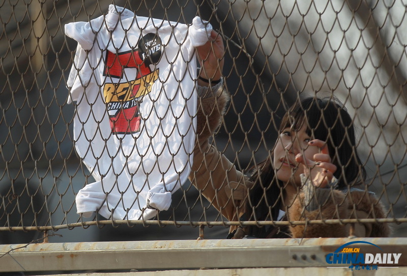 中超足球聯賽推廣大使貝克漢姆訪問北京二中并與學生互動